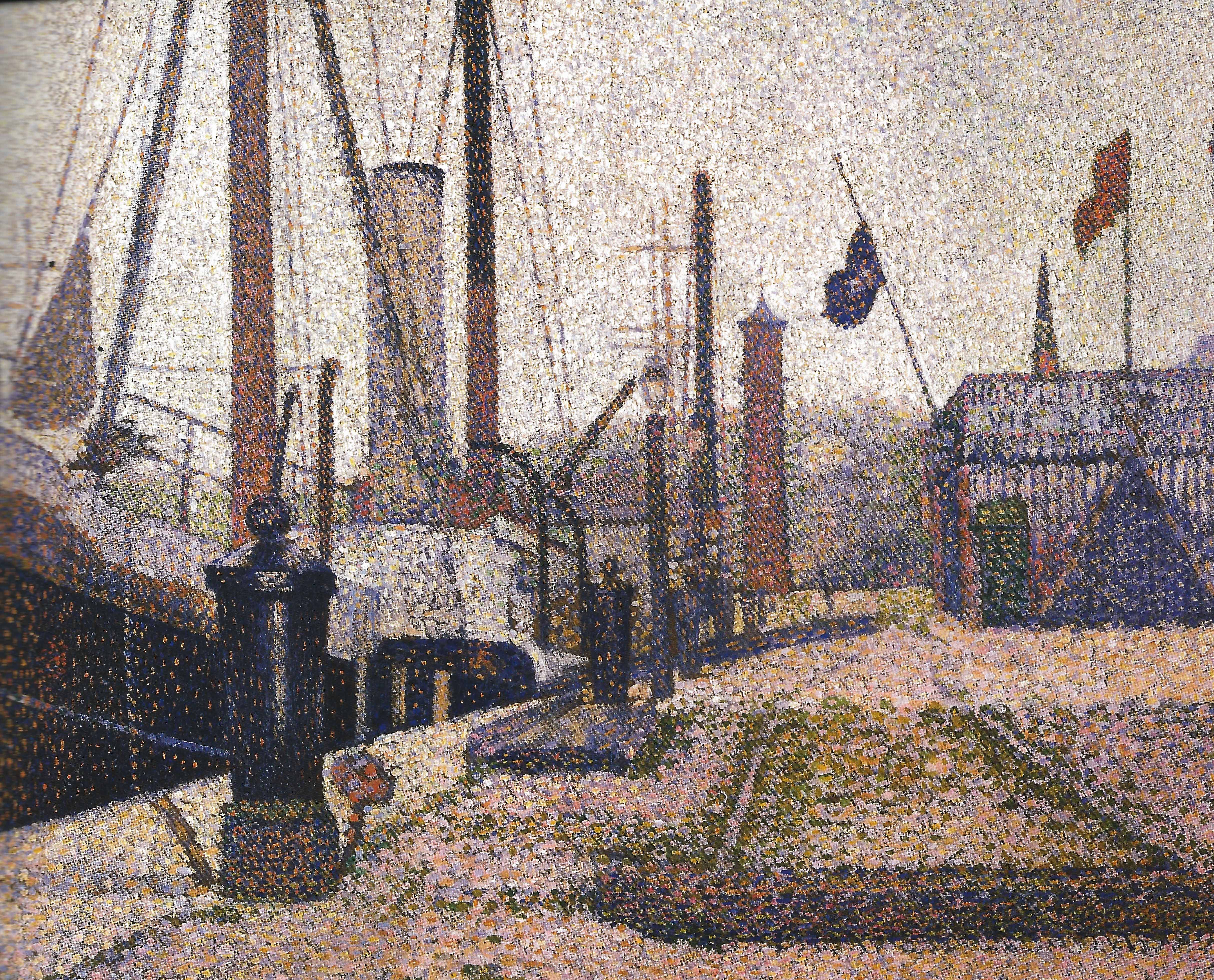 Georges Seurat The Maria at Honfleur